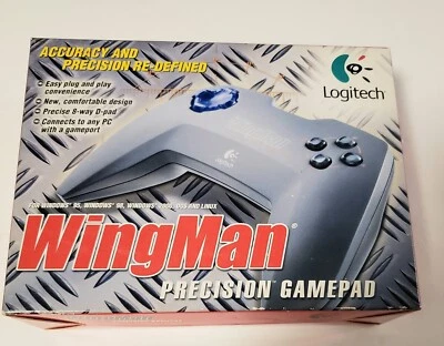 Logitech Wingman Rumblepad Wired USB PC Gamepad Controller Vibration Feedback - Image 1 of 4