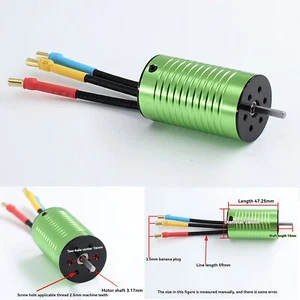 RC Car Modified Upgrade 2847 Brushless Motor 4000KV Accessories for RC Model Car - Picture 1 of 10