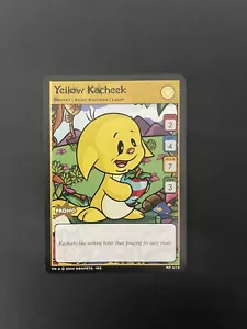 Neopets Trading Card Game Yellow Kacheek MP 4/15 McDonald's 2004 Promo Card - Picture 1 of 2
