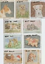 Terrier (Group 2), 13 Different Breeds, Needlepoint Dog Canvas, Paint Lindy Tilp