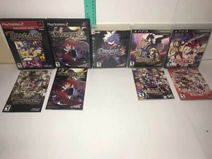 5 Disgaea Game Lot Disgaea Hour of Darkness Cursed Memories Absense of Justice - Picture 1 of 24