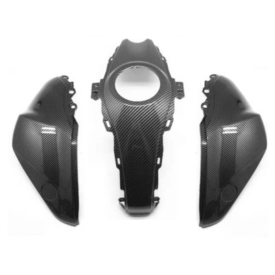 Carenado de cubierta del tanque de combustible de fibra de carbono para Yamaha YZF R3 2014-2018 R25 15-2017 Foto 1 de 4