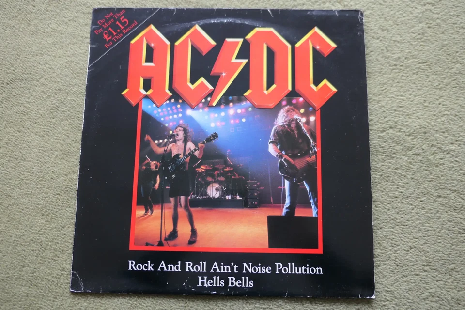 AC/DC – ROCK AND ROLL AIN’T NOISE POLLUTION 12″ – Nr MINT A1/B1 UK 1980 - Image 1 of 1