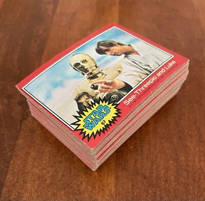 1977 TOPPS STAR WARS RED SERIES 2 COMPLETE SET 67-132 LOW - MID GRADE - Image 1 of 3