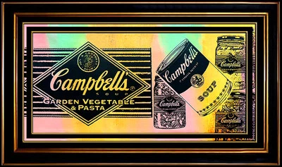 STEVE KAUFMAN Oil Painting on Canvas Original Signed Campbells Soup Authentic  - Image 1 of 4