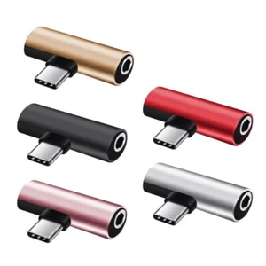USB C to Aux-Audio Dongle Adapter Fit for S23-S22 S21-S20 Ultra-S10 Note 20-10 - Picture 1 of 21