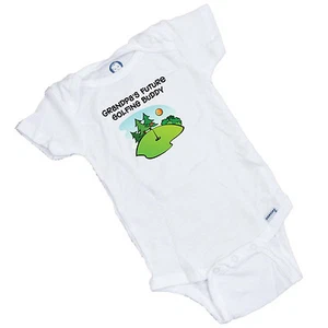 Grandpa's Future Golf Buddy. Great Onesie or Tee Shirts perfect Shower Gift - Picture 1 of 2
