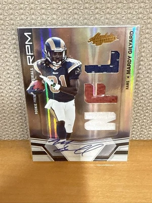 2010 Panini Absolute Memorabilia - Rookie Premiere Materials Mardy Gilyard Auto - Image 1 of 2