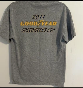 Goodyear 2011 Speed Week Racing American-Canadiens Tour grau T-Shirt Herren Med " - Bild 1 von 5