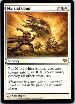 Martial Coup R CON Conflux 11 NM - Image 1 of 2