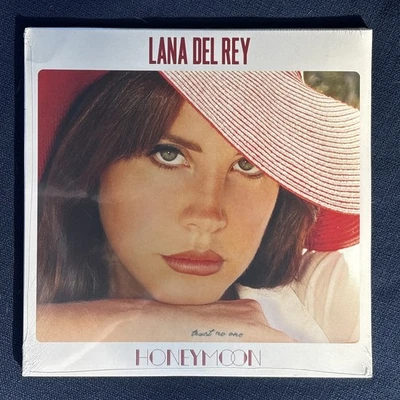Lana Del Rey ~ Honeymoon 2LP Brand New Polydor Records Translucent Red Vinyl Foto 1 de 4