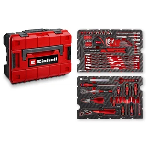 Original Einhell E-CASE 80-Tlg. Werkzeugkoffer (Werkzeug-Set Im Robusten, Stapel - Bild 1 von 12