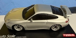 Vintage Kyosho Mini-Z, Auto Scale Porsche GT3 silver - Bild 1 von 6