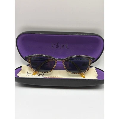 Monturas de gafas Jean Lafont Paris Rosita con estampado de guepardo ojo de gato solo 380 50-15 131 Foto 1 de 4