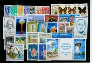 NOUVELLE CALEDONIE ** 1990 ANNEE COMPLETE MNH - Foto 1 di 1