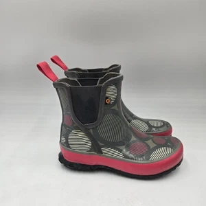 Toddler’s Bogs Kamanda Pink Polka Dot Boots Size US 10 Pull On - Picture 1 of 7