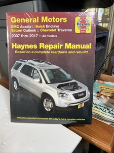 General Motor 2007-2017 Acadia Enclave Outlook Traverse Haynes Repair 38001 - Bild 1 von 16