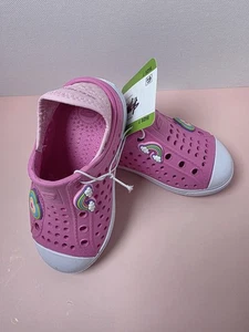 NUEVO Zapato sin cordones Skechers para niñas pequeñas 7 Foamies flexible moldeado rosa intenso - Imagen 1 de 3