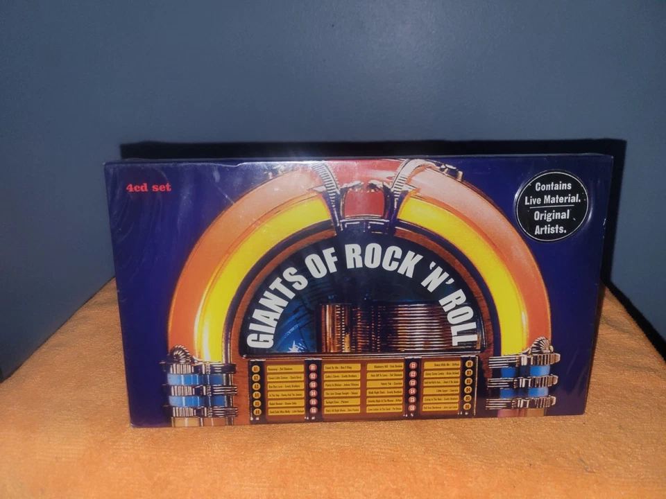 Giants of Rock N Roll 4 CD Set Over 3 Hours of Music Loc825