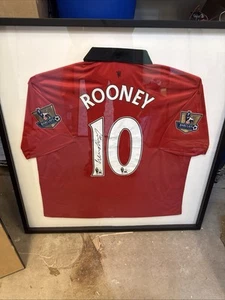 Signed Wayne Rooney Manchester United Jersey with Coa - Picture 1 of 1