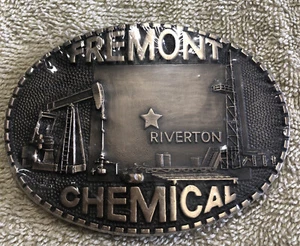 Fremont Chemical Belt Buckle, Brand New In Plastic - Picture 1 of 4