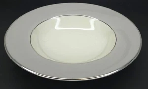 1950er Franziskaner Palomar grau grau Platinrand 8,25" Rand Suppenschüssel Ersatz - Bild 1 von 7