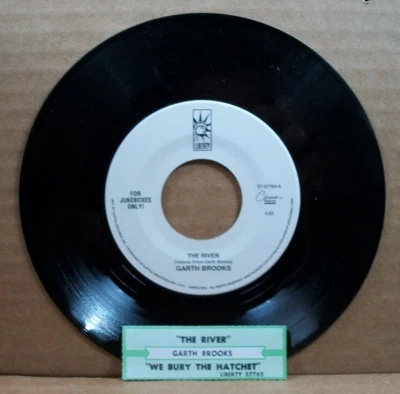 Garth Brooks - The River/We Bury The Hatchet (45 RPM, Liberty) - Image 1 of 4