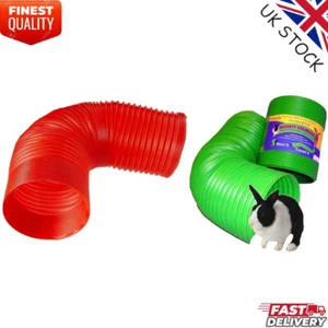 Fold able Flexible Rabbit Tunnel Toy Pet Warren Tube Funny Play Guinea Pig BEST - Picture 1 of 3