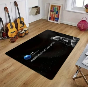 Winning Is The Only Option Shaped Rug Carpet Bedroom Room Decor Fans Men Boy - Picture 1 of 8