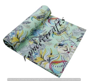 Ropa de cama india 100 % algodón Kantha colcha ropa de cama hechas a mano talla queen - Imagen 1 de 6