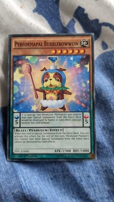TDIL-EN006 3 Performapal Bubblebowwow Common 1st Edition Mint Yu-Gi-Oh! Card - Image 1 of 2
