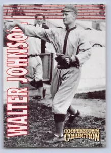 1997 WALTER JOHNSON - Starting Lineup Card - "COOPERSTOWN" - WASHINGTON SENATORS - Bild 1 von 2