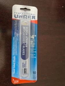UNGER Floor Scraper Replacement Blades 4" - 10 Pack - Picture 1 of 2