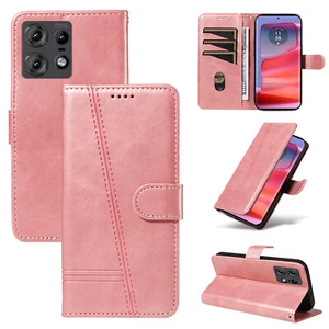 For Motorola Moto Edge G73 E32 20 Magnetic Card Pocket Wallet Rugged Phone Cover - Picture 1 of 84