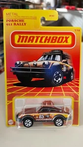Matchbox #7/12 Porsche 911 Rally en marrón - Imagen 1 de 3