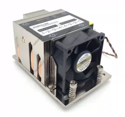 TR4 SP3-P22 Cooler Fan  Pipes 1600 rpm for AMD Threadripper EPYC CPU TDP 220W - Image 1 of 3