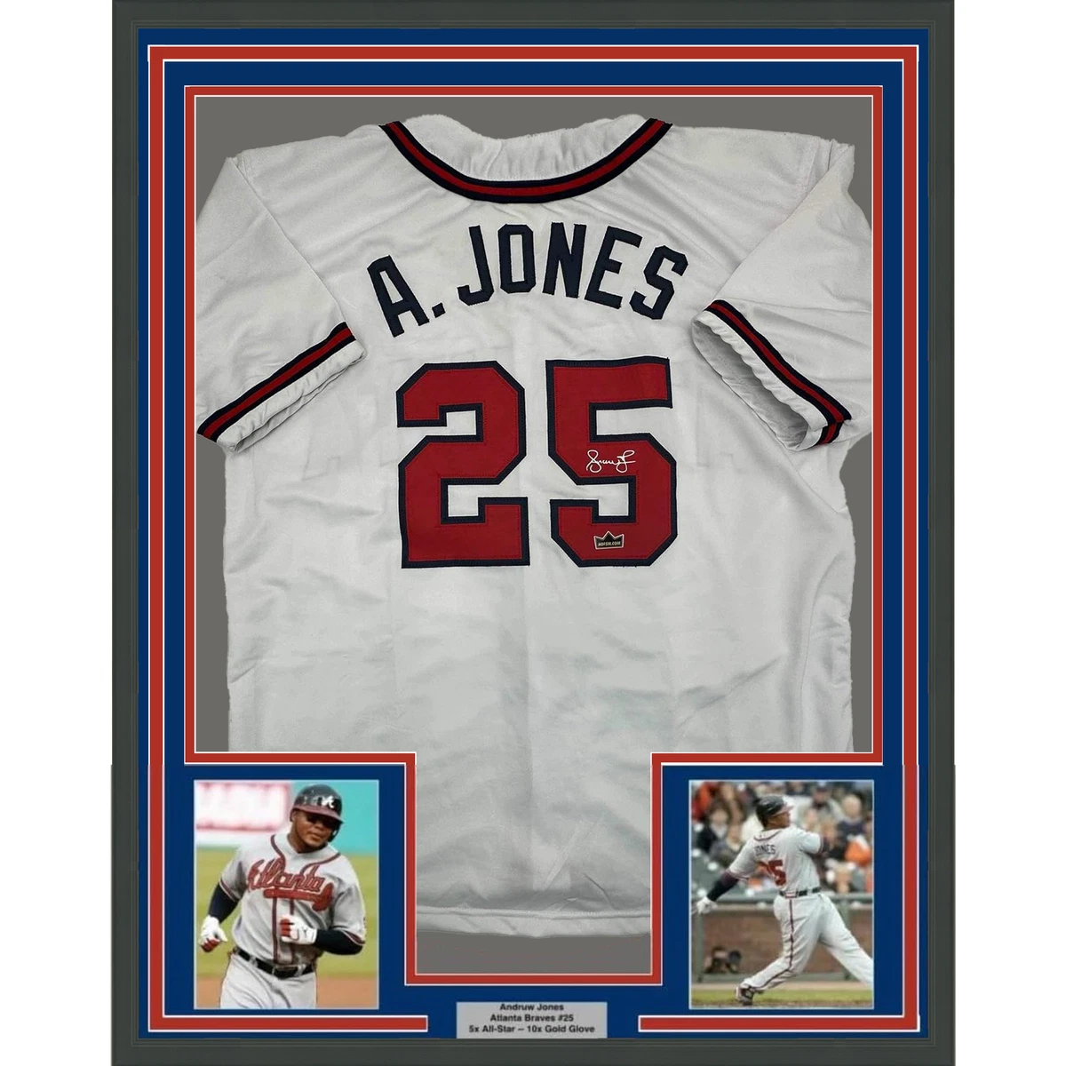 00's アトランタブレーブス アンドリュージョーンズ ユニフォーム XL