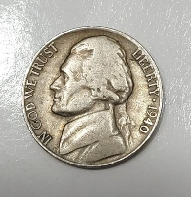 1940-D Jefferson Nickel Double Die Reverse - Image 1 of 4