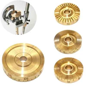 Rueda de engranaje de índice de cobre de alta calidad para accesorios de máquina facetadora de gemas de joyería - Imagen 1 de 26