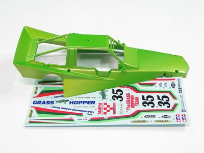 NEW TAMIYA GRASSHOPPER Body & Decals GREEN TGn - Image 1 of 2