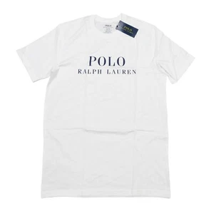 Polo Ralph Lauren Men's White Logo Graphic Print Crew-Neck Sleep T-Shirt - Picture 1 of 3