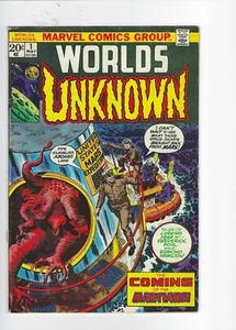 Worlds Unknown #1 (1973) Marvel Comics GUT - Bild 1 von 2