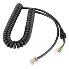 Car Hand Speaker Microphone Cable for -48 -48A6J FT-8800R FT-8900R FT-