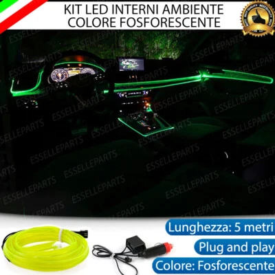 KIT LED INTERNI LUCE AMBIENTE FIBRA OTTICA PER JEEP COMPASS MK3 5 METRI - Immagine 1 di 4