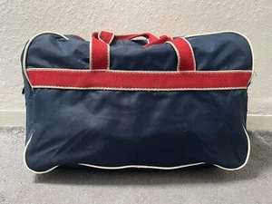 Vintage Adidas Duffle Gym Bag Sports Shoe Bag Travel Workout UK Made - Picture 1 of 16