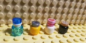 Lego Kitchen Canister Set of 4 Bank Strawberry Jam Cookie Jar Water Bottle Food - Picture 1 of 2