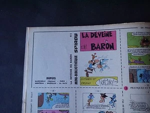 JOURNAL DE SPIROU N°1570 + MINI RÉCIT N°411 LA DÉVEINE DU BARON - Picture 1 of 1