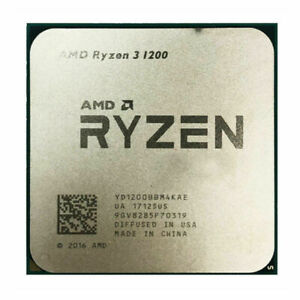 AMD Ryzen R3 1200 YD1200BBM4KAE CPU Quad-Core 3.1GHz 8M Socket AM4 65W Processor