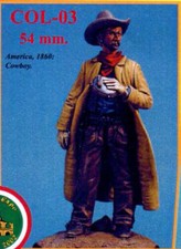 EMI 54mm metal kit 'COWBOY, AMERICA 1860' NO BOX! Best Price! RARE!