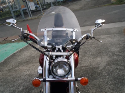 Parabrisas de 18"x16" para Honda Magna Shadow 600 750 1100 Spirit Sabre VT C2 VTX  Foto 1 de 4